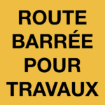 Restrictions de circulation Route de Longefoy
