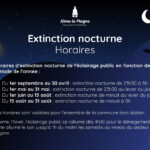 Extinction éclairage public 💡