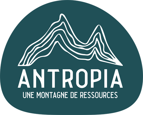 Logo d'Antropia, tiers-lieu dédié au recyclage et au réemploi