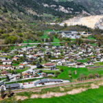 Vue aérienne de Centron