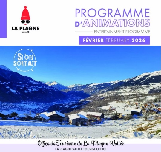 couverture du guide si on sortait de février 2026 représentant un village enneigé