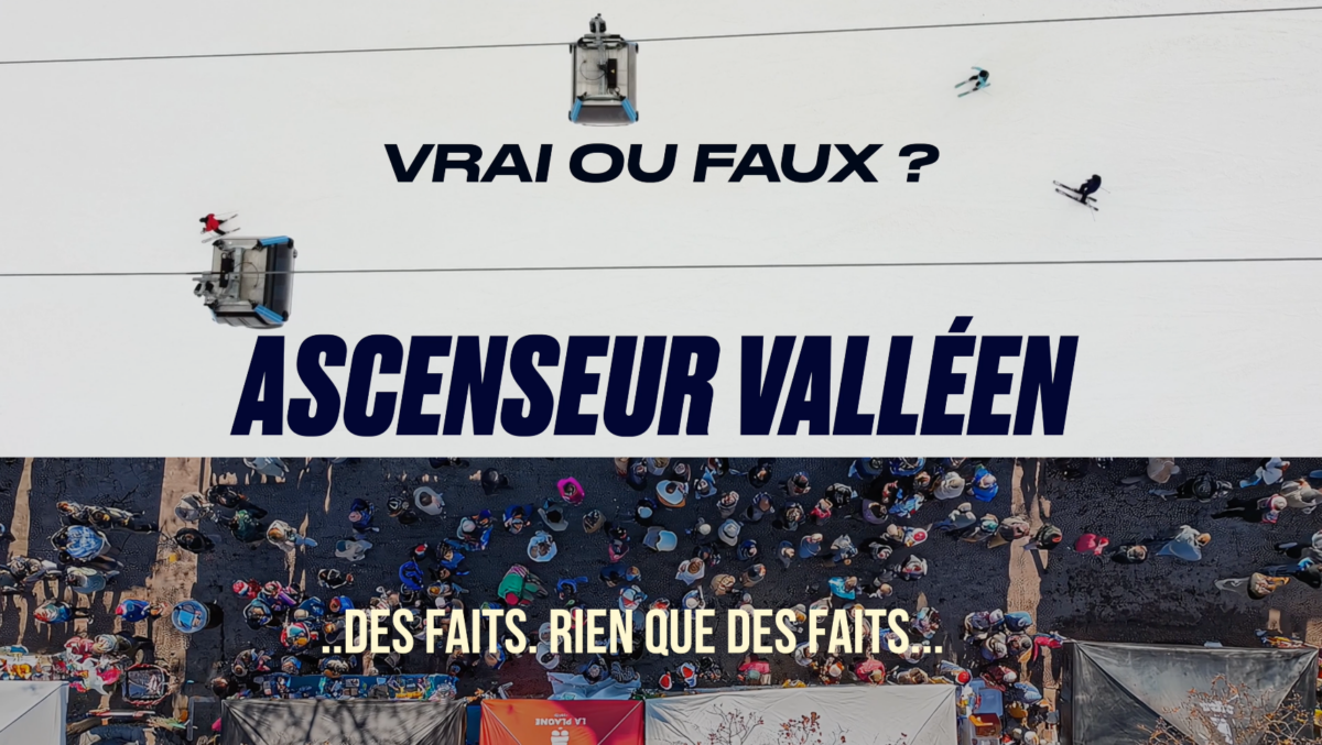 Vignette représentant une télécabine au dessus d'une foule